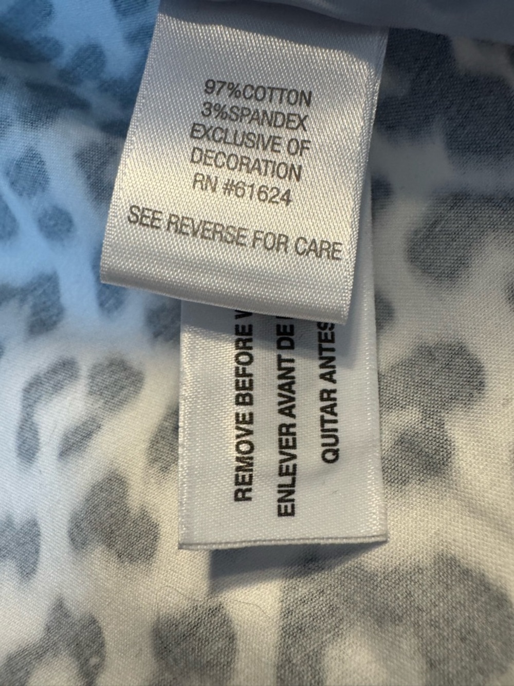 Laura Ashley Snow Leopard Print Denim Jacket XL - Picture 6 of 9
